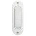 Pull Handle Flush 120 x 40 mm Aluminium FSB Suitable for sliding timber doors Silver anodised