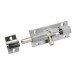 Barrel Bolt for Screw Fixing Brass Length 60 mm chrome plated