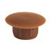 Cover Cap for Ø 12 mm Blind Hole For push fitting Fawn coloured RAL 8007