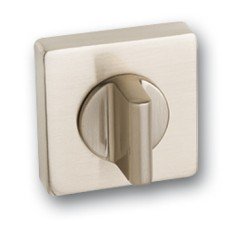 WC Release and Inside Turn Square 52 x 52 mm Zinc Alloy RO11 Brushed black nickel