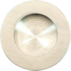 Pull Handle Flush Ø 65 mm Stainless Steel Secret fixing Polished