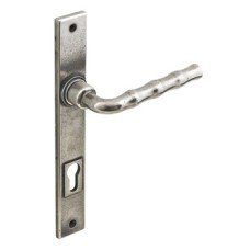 Lever Handles on Backplates for Multi-Point Locking System Solid Pewter Takara Unsprung Lock centres 92 mm