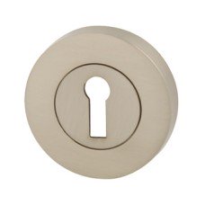Escutcheons Standard Keyway Ø 53 mm Zinc Alloy Satin nickel