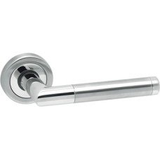 Lever Handles on Round Roses 304 Stainless Steel Space Startec Polished/satin stainless steel