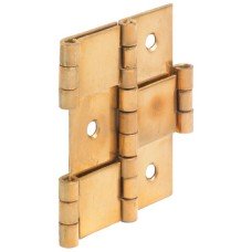 Two-Way Hinge Brass 3-part hinge works in both directions For door/side thickness 20 mm
