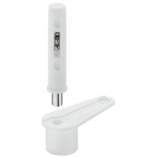 Pivot Hinge 140° Without Stop For flush mounted doors White