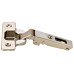 Push Door Hinge 110° Duomatic Self Opening Quick Fitting Arm Full Overlay Mounting For use with PUSH door catch for opening doors without handles Screw fixing 48/6