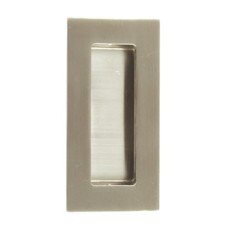 Pull Handle Flush 100 x 50 mm Stainless Steel Concealed fixing Polished