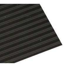 Drawer Insert Mat Grooved 1.5 mm Thick 500 mm Wide Polystyrene Length 2.2 m Black