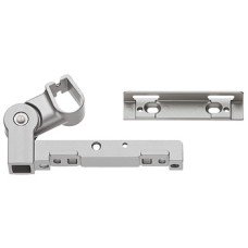 Centre Hinge Zinc Alloy For use with 407.32.906 & 407.32.907 Silver coloured finish