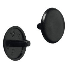 Trim Cap for Hospa Screws with Countersunk Head Plastic Black RAL 9005