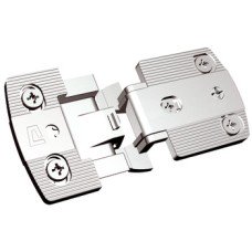 Exposed Axle Hinge 270/240° with 5 mm Exposed Axle for Thin Doors Shallow design Overlay 3.5 mm 10/13 mm side wall thickness for side/centre panel mounting