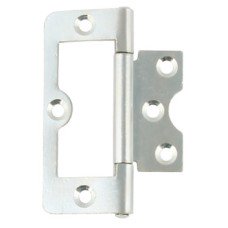Flush Hinge Steel 105 Length x width: 76 x 33 mm flap thickness 1.5 mm electro brassed