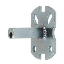 Fixed Spindle for Startec Lever Handles on Round Roses 8 mm on plate Zinc plated steel