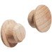 Cover Cap for Ø 10 mm Blind Holes Trim Ø 15 mm Solid Wood For push fitting Ash
