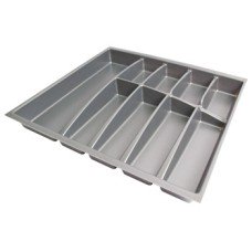 Plastic Cutlery Insert Depths 423/473 mm for Cabinet Widths 400-1000 mm Anthracite For cabinets with 18/19 mm board thickness 473 mm depth for cabinet width 6000 mm