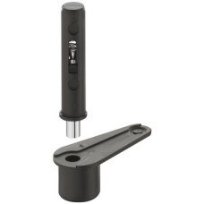 Pivot Hinge 140° Without Stop For flush mounted doors Black
