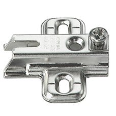 Mounting Plate Super Compact Cruciform One Part Plate for Grass Slide On System Hinges Height 0 mm Hospa screw fixing