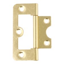 Flush Hinge Steel 105 Length x width: 60 x 26 mm flap thickness 1.2 mm zinc plated