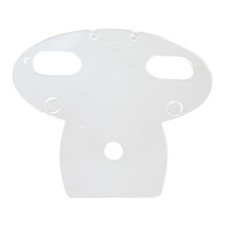 Spacer 1 mm Thick for use with Aximat hinges For carcasses under 19 mm Transparent