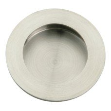 Pull Handle Flush Ø 50 mm Stainless Steel Startec Push fit installation Satin