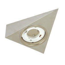 Downlight Housing to Suit GX53 Downlights Rated IP20 Triangular downlight housing Satin stainless steel finish