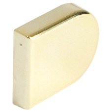 Cover Cap for Cup for Tiomos 95° Glass Door Hinge D shaped polished chrome