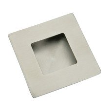 Pull Handle Flush 70 x 70 mm Stainless Steel Startec Suitable for use on sliding timber doors Satin
