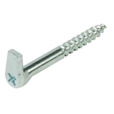 Screw Hook with Cross Slot Hook length 100 mm thread Ø 5.8 mm