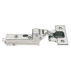 Concealed Cup Hinge 110° Standard Inset Mounting Tiomos Click on arm Screw fixing cup 45/9.5 with soft close nickel plated