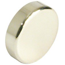 Cover Cap for Cup for Tiomos 95° Glass Door Hinge Round polished chrome