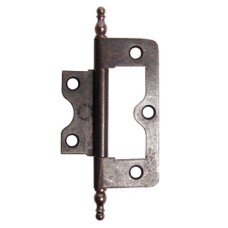 Flush Hinge Medium Duty for Inset Doors Length 88 mm Steel/Zinc Alloy With fixed pin Florentine bronzed