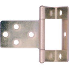 Flush Hinge Cranked Medium Duty Steel For medium duty applications Electro brassed