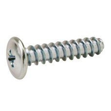 Panel Mounting Screw Flat Head with PZ Cross Slot Fully Threaded for Ø 5 mm Drill Holes Length 27.5 mm PZ2 driver required