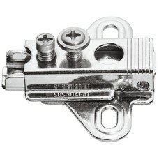 Mounting Plate for use with Stainless Steel Hinges Side and height adjustment Polished finish