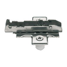 Mounting Plate Cruciform 4 Point Fixing Dowel Fixing for Tiomos Click On System Hinges With height adjustment via worm gear Height 0 mm