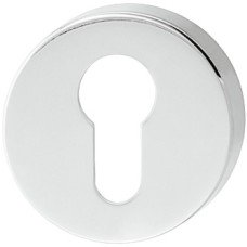 Escutcheon Euro Profile Ø 53 mm Stainless Steel Polished