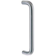 Pull Handle Bolt Through Fixing 316 Stainless Steel Snowdon/Ben Nevis Round section Ø 19 mm M8 fixing centres 1000 mm polished