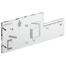 Drilling Jig for Free Swing Fittings for pilot drilling of the cabinet side components For Free Swing fittings only
