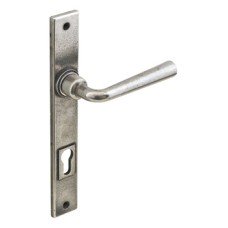 Lever Handles on Backplates for Multi-Point Locking System Solid Pewter Olympia Unsprung Lock centres 92 mm