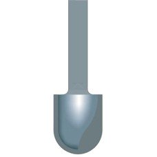 Cutter Radius Bit Two Fluted for Drainer Routing Jig Shank 1/2