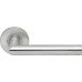 Lever Handles Shaped on Round Roses 304 Stainless Steel Tessa Startec Pair of lever handles and roses Satin