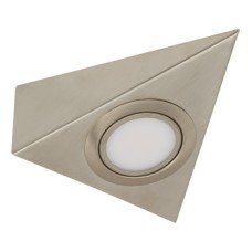 LED Wedge Light 12 V Triangular Rated IP 20 2.4 W Loox Compatible Brushed nickel plated finish light colour 3000 K