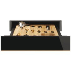 Sommelier Drawer Built-in 150 mm Smeg Dolce Stil Novo CPS615NR - Black with copper trim