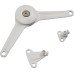 Flap/Lid Stay Complete Set Duo Standard Light version opening angles: 75° 90° or 110° For Hospa scews distance from edge 37 mm white
