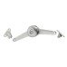 Flap/Lid Stay Complete Set Duo Standard Light version opening angles: 75° 90° or 110° For Hospa screws distance from edge 28 mm nickel plated