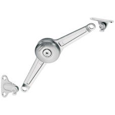 Flap/Lid Stay Complete Set Duo Standard Light version opening angles: 75° 90° or 110° For Hospa screws distance from edge 28 mm nickel plated