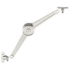 Flap/Lid Stay Complete Set Duo Standard 3666 Heavy version opening angles: 75° 90° or 110° For Hospa screws distance from edge 28 mm nickel plated