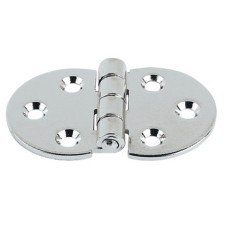 Flap Hinge 270° Screw Fixing Brass or Steel Economy model Steel polished nickel plated