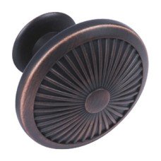 Knob Zinc Alloy Crawford Oil rubbed bronze Ø 35 mm